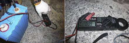 取り外した21番電池は簡易測定で0.09V。その後の個別充電でも復活することなく、健康体からいきなりご臨終となった。