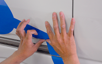 コンセントデカールの貼り