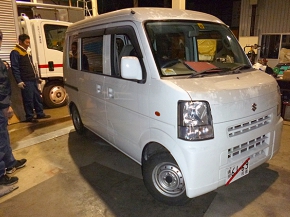 サイドブレーキを解除して走り出した瞬間