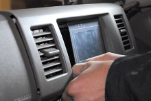 インパネカバーを取り付け