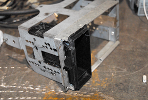 BMSモニター脇の小物入れ