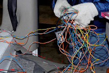 ECUと新規配線の結合