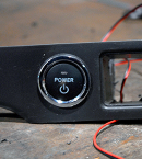 クランク角センサーとプーリーを取り付けるステーの位置を検討