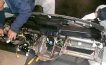 ダッシュパネルの組み立て