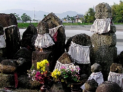 斑鳩神社から法隆寺を臨む