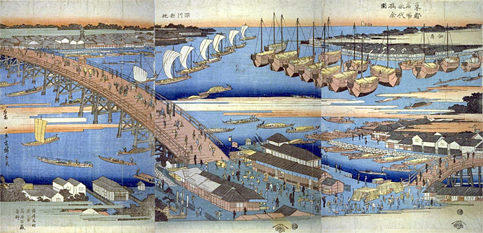 永代橋全図（国立国会図書館 所蔵）