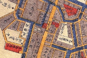 本所深川絵図(嘉永五年=1852) 原図・国立国会図書館 岩橋美術復刻版より転載